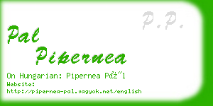 pal pipernea business card